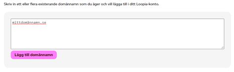 lediga domäner loopia|Hur flyttar jag min domän till Loopia – SupportWiki SE